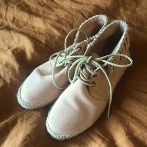 Manebi pale pink espadrilles